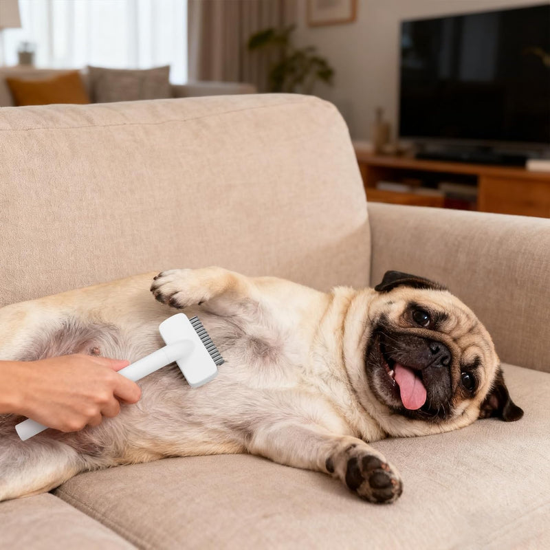 Cosowe Undercoat Shedding Brushes for Pets, Dogs, Cats, Grooming Comb for Long Hair, Dematting Comb, Deshedding & Dematting Tool, for Cats & Small/Medium Dogs - PawsPlanet Australia