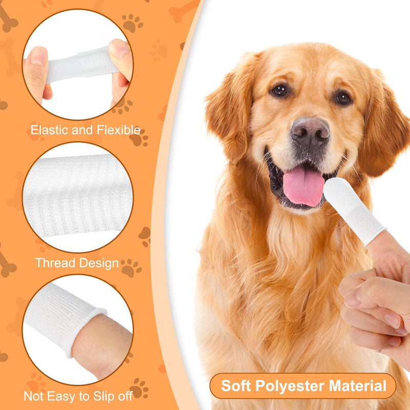 40-piece dog toothbrush set, reusable finger brush for dogs, pet finger toothbrush, dog dental care, tartar remover for dogs, cat teeth cleaning, anti-plaque pet toothbrush