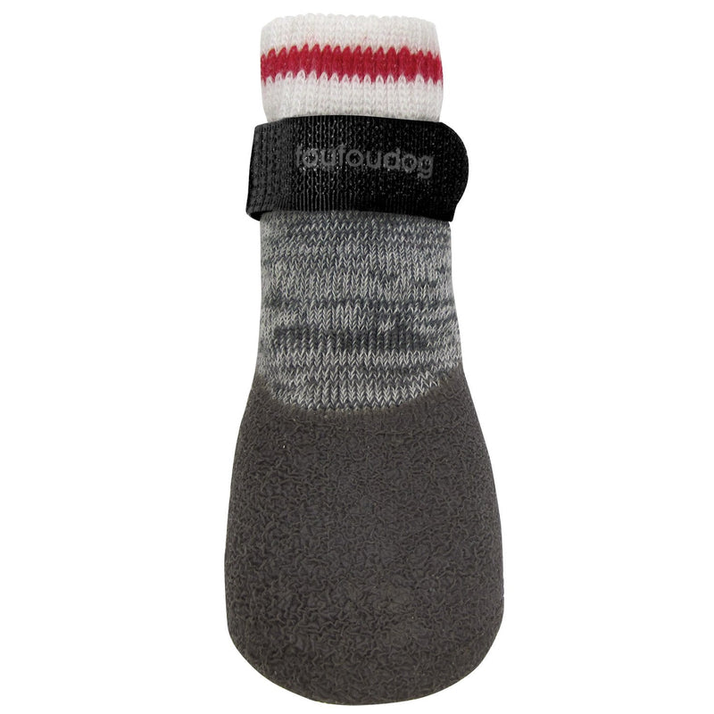 FouFou Dog 61510 2017 Heritage Rubber Dipped Socks, X-Small