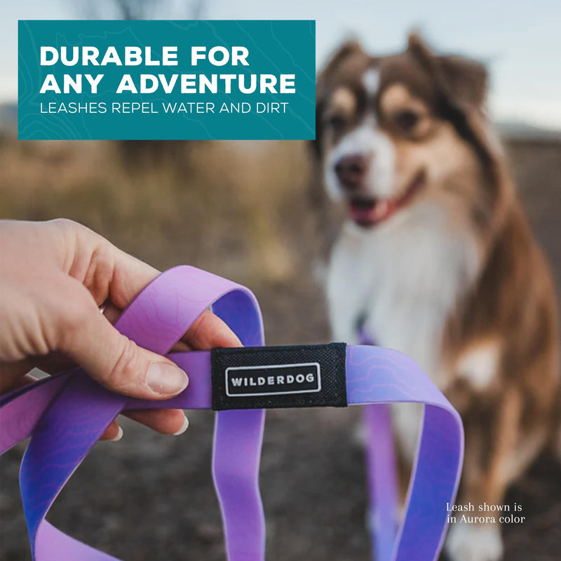 Wilderdog Waterproof Dog Leash - Repels Water & Dirt - Aurora - PawsPlanet Australia
