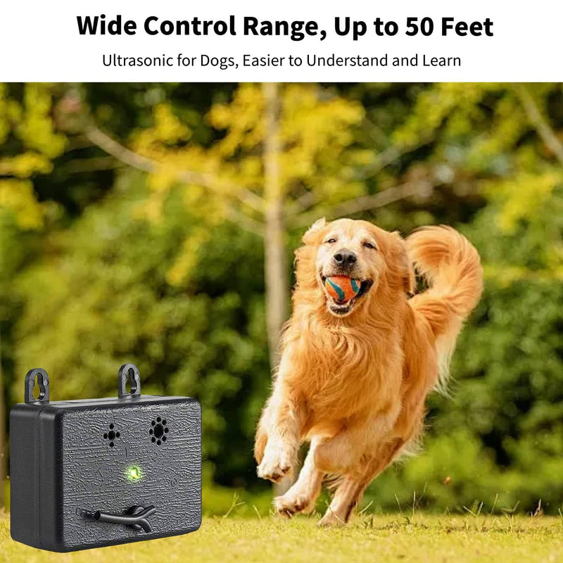 Dog Barking Deterrent Devices, Anti Barking Device for Dogs, Ultrasonic Dog Bark Deterrent, 3 Modes Bark Box, Barks no More Dog Training Device for All Dogs Outdoor Indoor