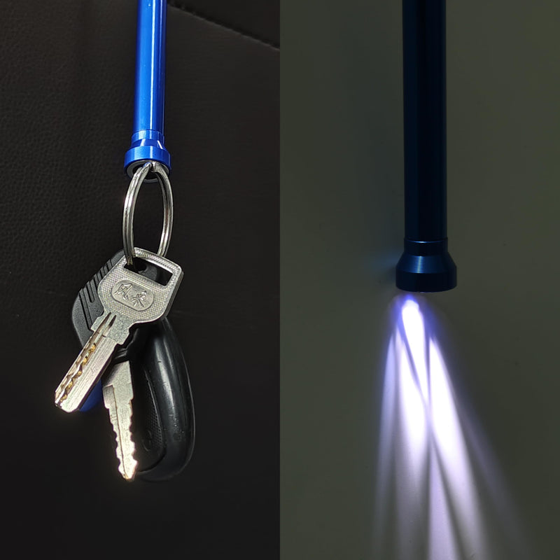Flexible Claw Grabber Tool Claw Picker 24.4in, Bendable Hose Reacher Claw Pickup with LED Light, Long Handy Reaching Assist Tool for Litter Pick Home Sink Drain and Metal Small Items (Blue) Blue - PawsPlanet Australia