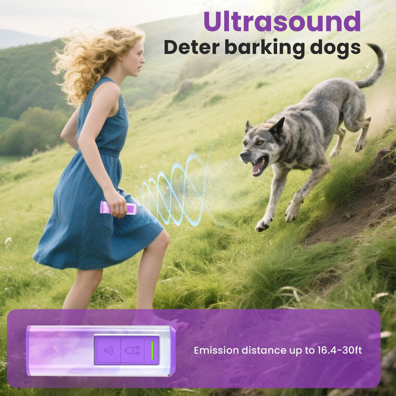 HOPFROG Ultra-Sonic Bark Deterrent for Dogs - Effective Anti Barking Device with 50ft Range, Humane Training Tool for Small/Medium/Large Dogs, Indoor & Outdoor Use - PawsPlanet Australia