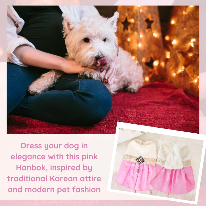 SSONGBYPET Traditional Korean Hanbok for Dogs - Elegant & Timeless Pet Clothing - Showcasing Stylish K-Fashion Design, Ideal for Special Events & Celebrations - Available in Sizes (S-2XL) - Size (S) Small - PawsPlanet Australia