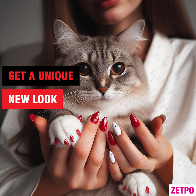 zetpo Glitter Cat Nail Caps | Cat Claw Covers | with Adhesives and Applicators (16x Glitter | 160 pcs, XS) 16x Glitter | 160 Pcs - PawsPlanet Australia