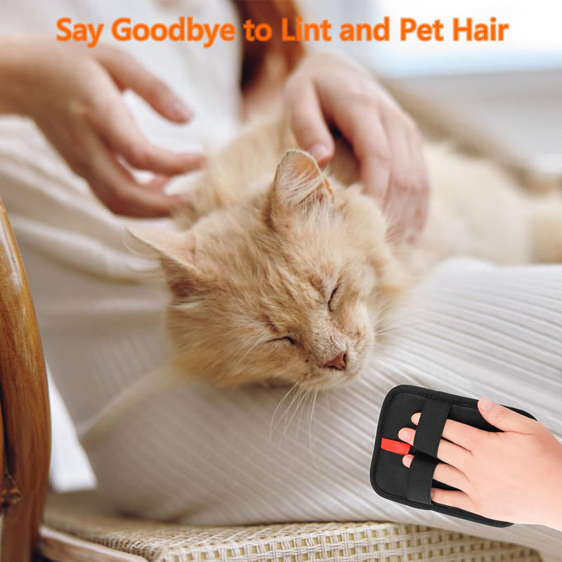 Pet Hair Removal Glove，Static Electricity Grooming Mitt Tool for Dogs & Cats - Remove Fur from Pets, Furniture, Car Seats， Clothing and Sofas 1 pcs - PawsPlanet Australia