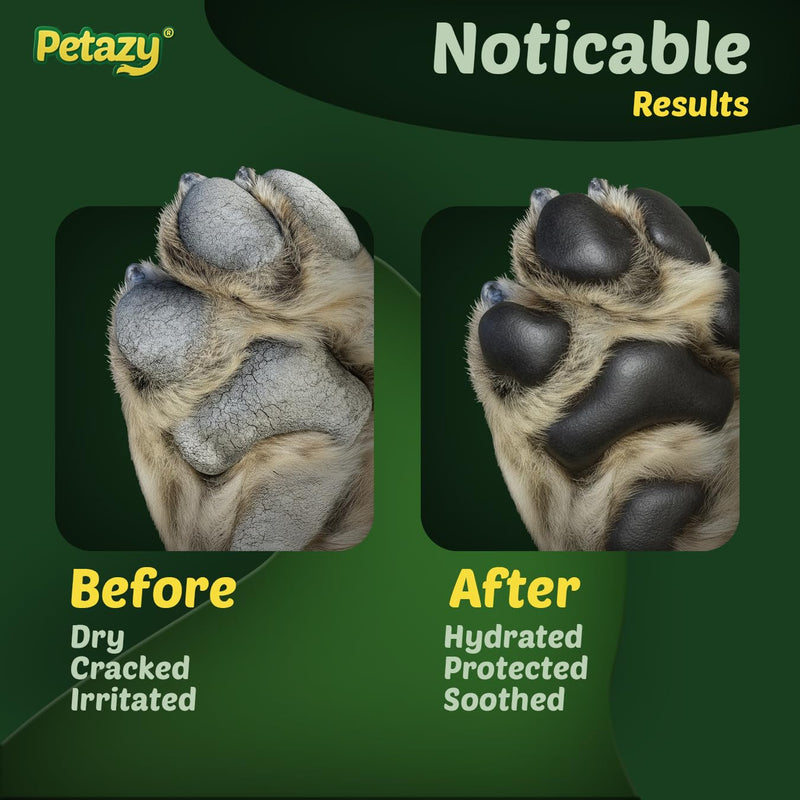 Itch Away Dog Paw Balm for Dogs - Soothes Itchy & Irritated Paws, Natural Nose & Paw Wax with Beeswax, Shea Butter, Coconut Oil, Aloe, Oat, & Vitamin E, Relief for Allergies and Sensitive Pets Itch Away - PawsPlanet Australia