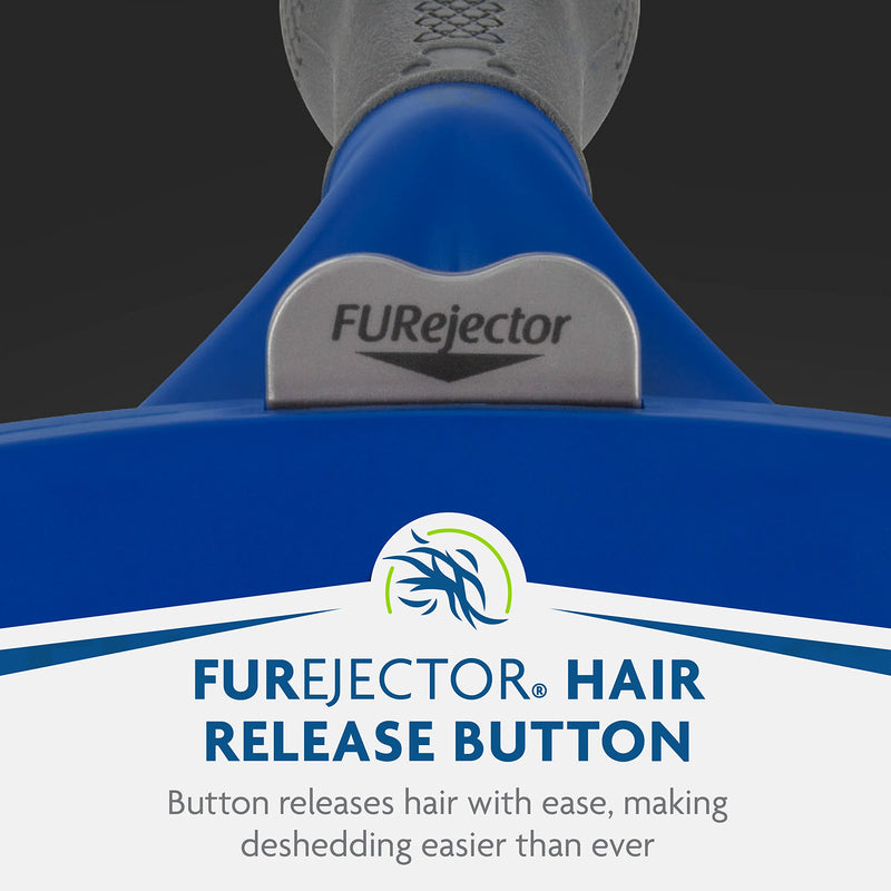 FURminator Undercoat Deshedding Tool for Dogs, Deshedding Brush for Dogs, Removes Loose Hair and Combats Dog Shedding short hair - new model Large