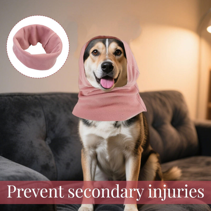2PCS Dog Ear Defenders & Protectors for Bath, Shower & Anxiety Relief (Cat & Dog, Pink & Black)