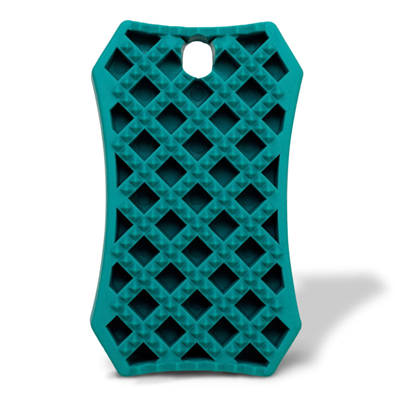 Nature's Specialties Waterproof Dog Bath Brush, Wet or Dry Coats, Grooming and Massage Rubber Comb for Dogs, Strong Grooming Rubber Bath Brush, Scrubber for Shower Bathing, Green - PawsPlanet Australia