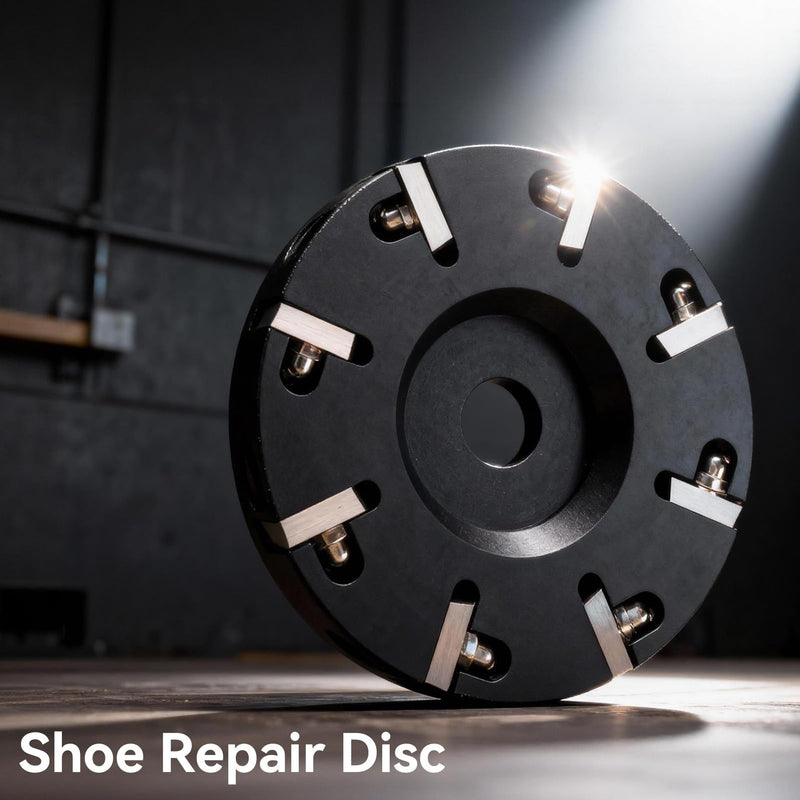 Hoof Trimming Disc 8 Teeth, Professional Steel Livestock Hoof Trimming Plate for Cattle Cows Horses Sheep Treated Rotary Grinder Disc for Angle Grinder Cow Hoof Repair Tool (3.9 x 0.6 inch)