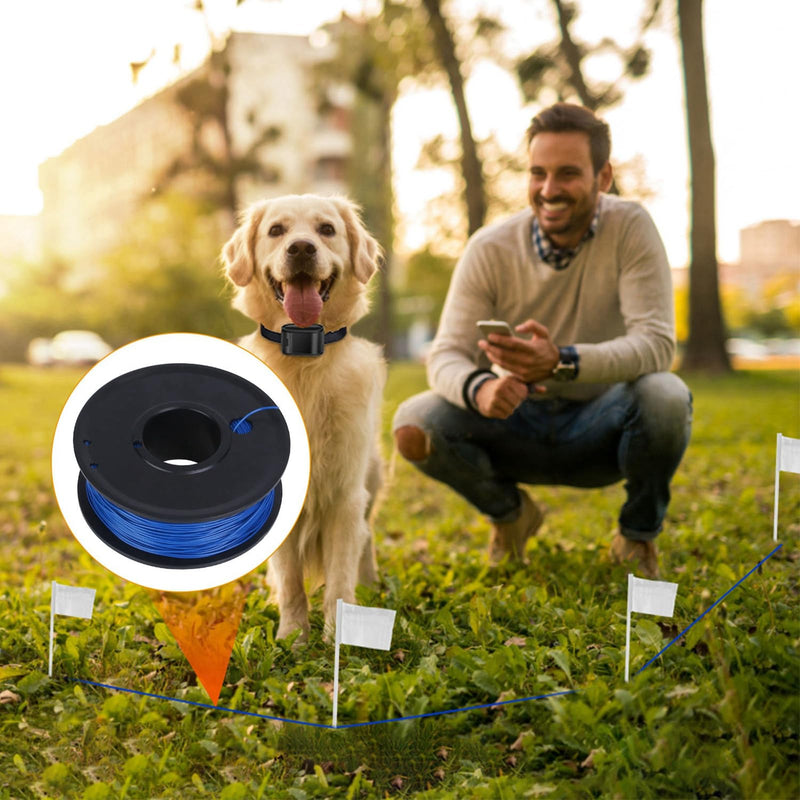 Electric Fence for Dogs Underground Dog Fence Wire 0.43In Dog Fence Wire Aluminum Boundary Wire GPCT2529 Dog Fence System(984 Feet) - PawsPlanet Australia