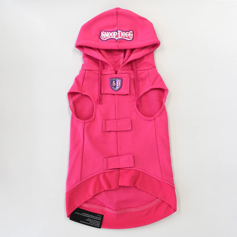Snoop Doggie Doggs Deluxe Pet Hoodie, Boss Lady, Medium Medium (Up to 25 lbs.) - PawsPlanet Australia