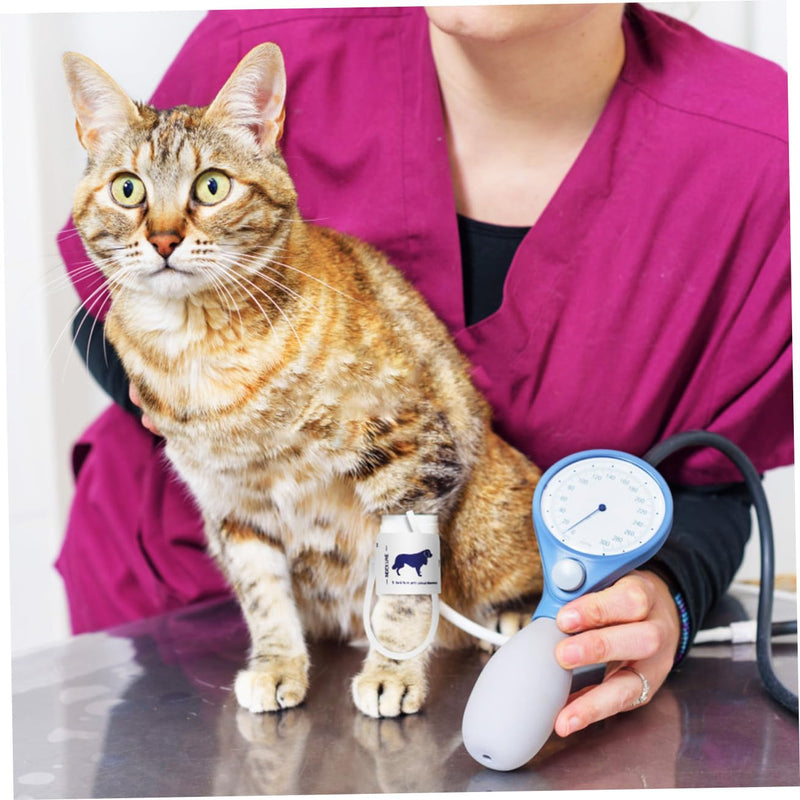 Veemoon Blood Pressure Cuff for Pets Made of Non-Woven Fabric, General Suitable for Arm Circumference 5 9.5 cm, Safe and Practical for Monitoring Blood Pressure in Cats and Dogs