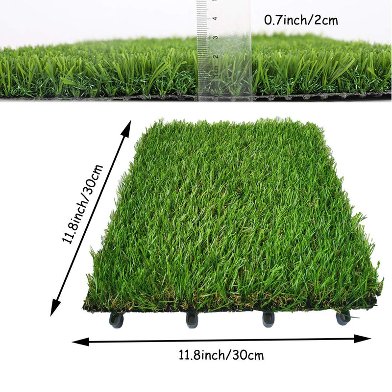 Hamiledyi Artificial Rabbit Grass Mat,Dog Grass Pee Pads,Artificial Turf Pet Grass Mat for Puppy Potty Bunny Chinchilla Guinea Pig TrainerFloor Plastic Mats Feet Pads Indoor Outdoor Fake Grass 2pcs