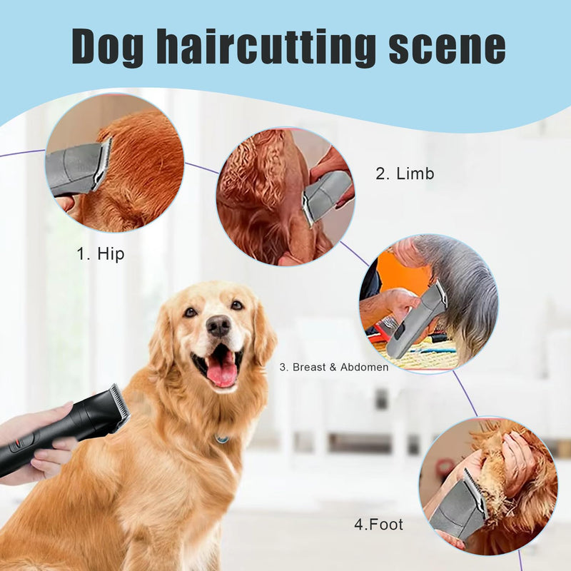 3Pack 4FC Blades for Dog Grooming Blades Compatible with Andis,Oster A5,Wahl km10 Dog Clippers,Detachable Dog Clipper Blade for Dog Cat Horse Animal,Size-#4FC, 3/8-Inch Cut Length (9.5mm) 3pcs #4FC (9.5mm) - PawsPlanet Australia