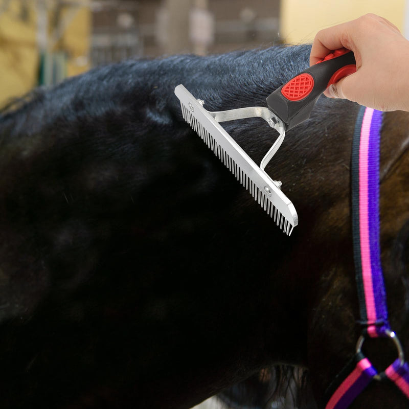 Didiseaon Cleaning Brush Horse Sweat Scraper Horses Livestock Shedding Comb Dog Brush for Shedding Horse Grooming Tool Horse Currycomb Potty Chair Cattle Tools Metal Brush Pet Rubber Child - PawsPlanet Australia