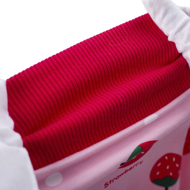 Dog Recovery Suit After Surgery Soft Long Sleeve Dog Neuter Shirt Cone Alternatives, Prevent Licking Dog Surgical Onesies for Large Medium Dog Shedding Suit (5X-Large, Strawberry) 5X-Large