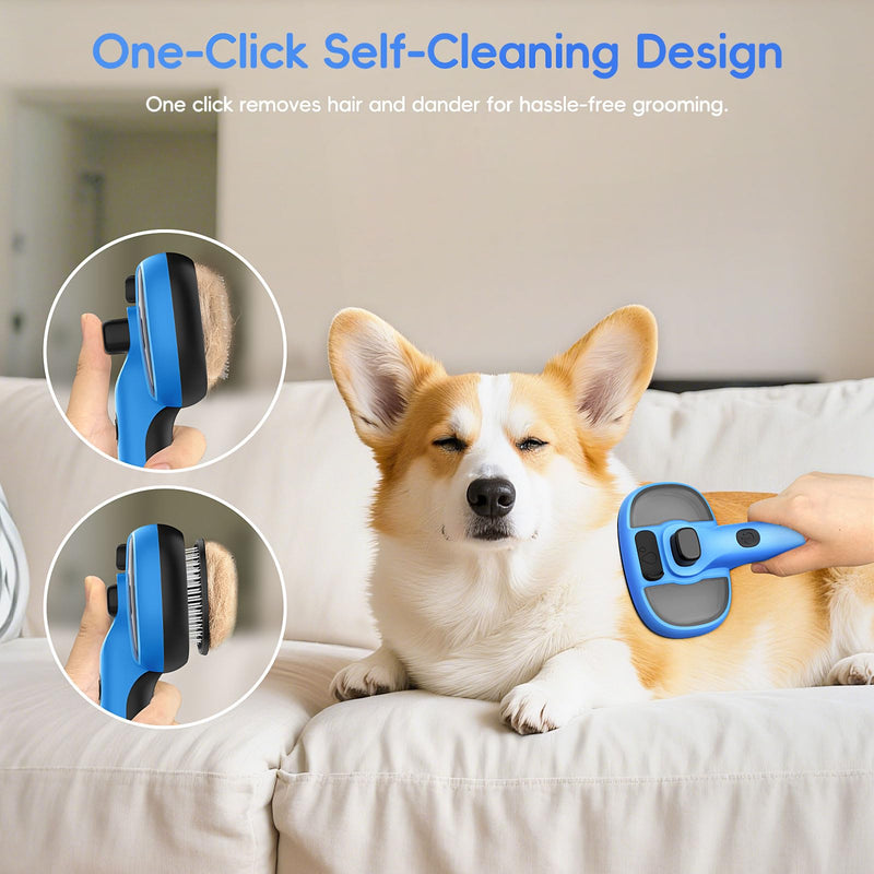Cat Steam Brush for Shedding and Grooming,Pet Spray Hair Removal Comb,Deshedding Dog Brush for Short and Long Haired Dogs,Cat Brushes for Indoor Cats. - PawsPlanet Australia