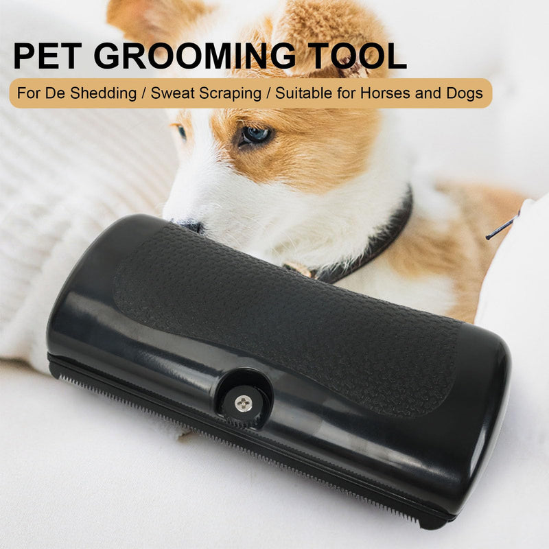 YUYTE Pet Deshedding Brush,Deshedding Dog Brush,Ergonomic Pet Grooming Brush for Dogs,Cats,Horses,Remove Knots - PawsPlanet Australia