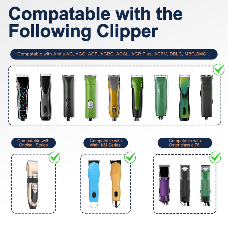 10# Clipper Blades Pet Grooming Clipper Replacement Blades Detachable Blade Compatible with andis/wahl/Oster Dog Clippers 10# - PawsPlanet Australia