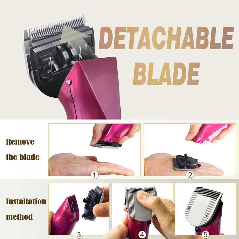 Adjustable 5-in-1 Fine Blade for Animals, Cutting Length 0.7-3 mm, Compatible with Wahl Arco, Bravura, Chromado, Creativa, Figura and Motion (3 Packs) 3 Packs