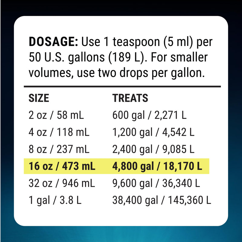 Fritz Aquatics Fritz Complete Water Conditioner/Dechlorinator Instantly Removes Chlorine & Chloramines/Detoxifies Nitrite & Nitrate for Fresh & Salt Water Aquariums (16-Ounce) 16-Ounce - PawsPlanet Australia