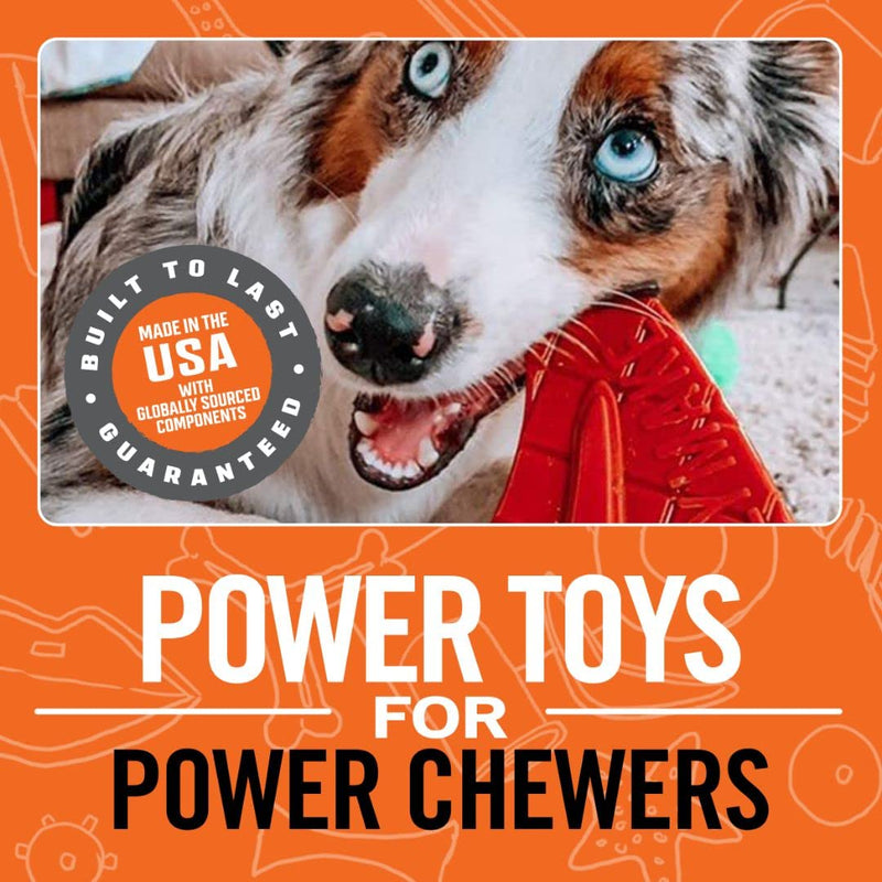 BULLYMAKE Nylon Steak Chew Toy For Dogs | Durable Dog Toy for Aggressive Chewers | Made in USA - PawsPlanet Australia