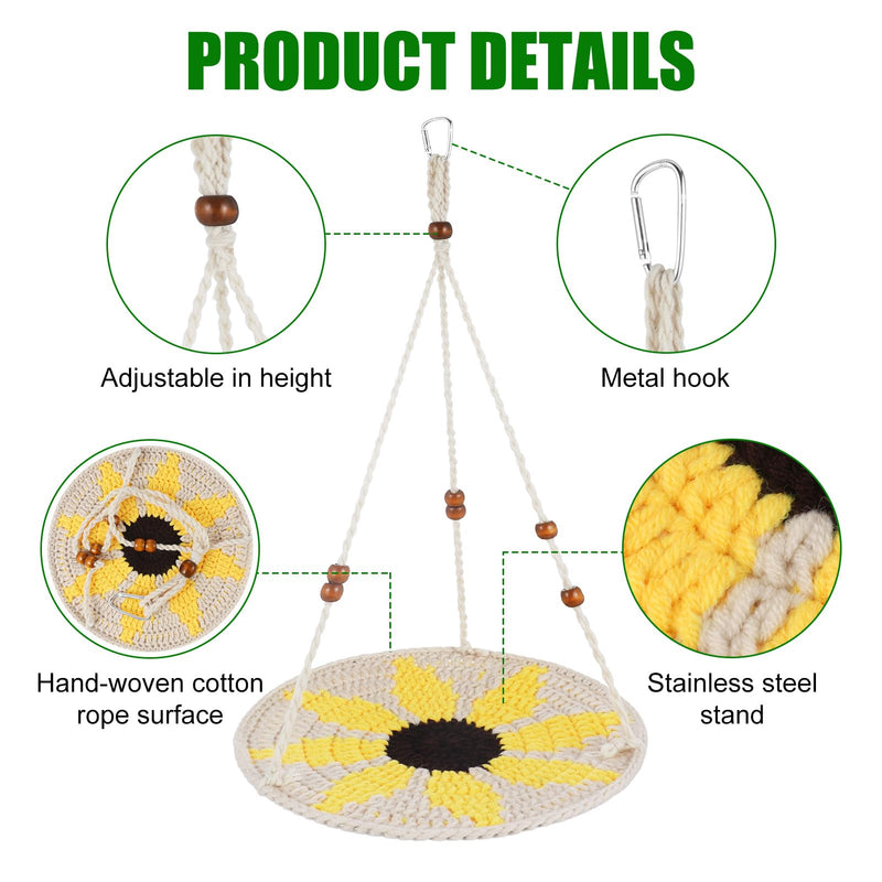 Reptile Hammock,Bearded Dragon Accessories for Habitat Leopard Gecko Tank Accessories Small Lizard Cage Bed Hanging Hammock Pet Platform Carrier for Chameleon Birds Rats Gecko Iguana Beige&Yellow - PawsPlanet Australia