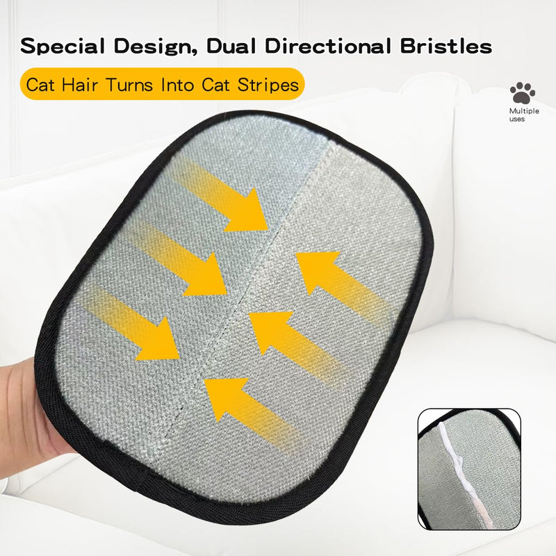 Pet Hair Remover Gloves for Cats & Dogs: 2025 New Upgrade Electrostatic Grooming Gloves Washable Reusable Cats&Dogs Hair Removal Gloves for Clean Couch Carpet Furniture Clothes Car Seat (1) 1 - PawsPlanet Australia