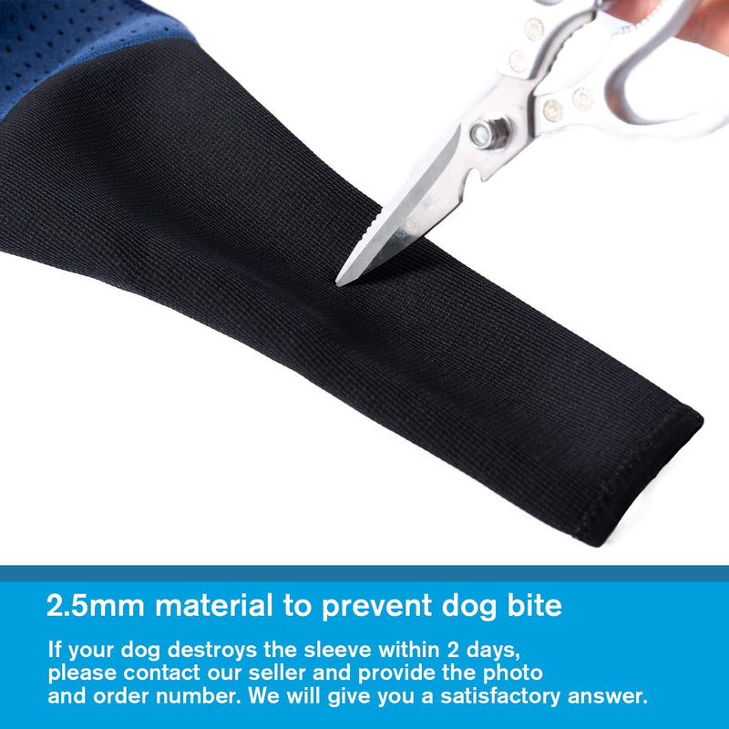 Coodeo Dog Recovery Suit, Cone Collar Alternative, Abrasion Resistant Dog Recovery Rear Sleeves, Washable 2.5mm Thick and Waterproof, Pet Wounds Prevent Licking, Biting (2XL, Blue) XX-Large - PawsPlanet Australia