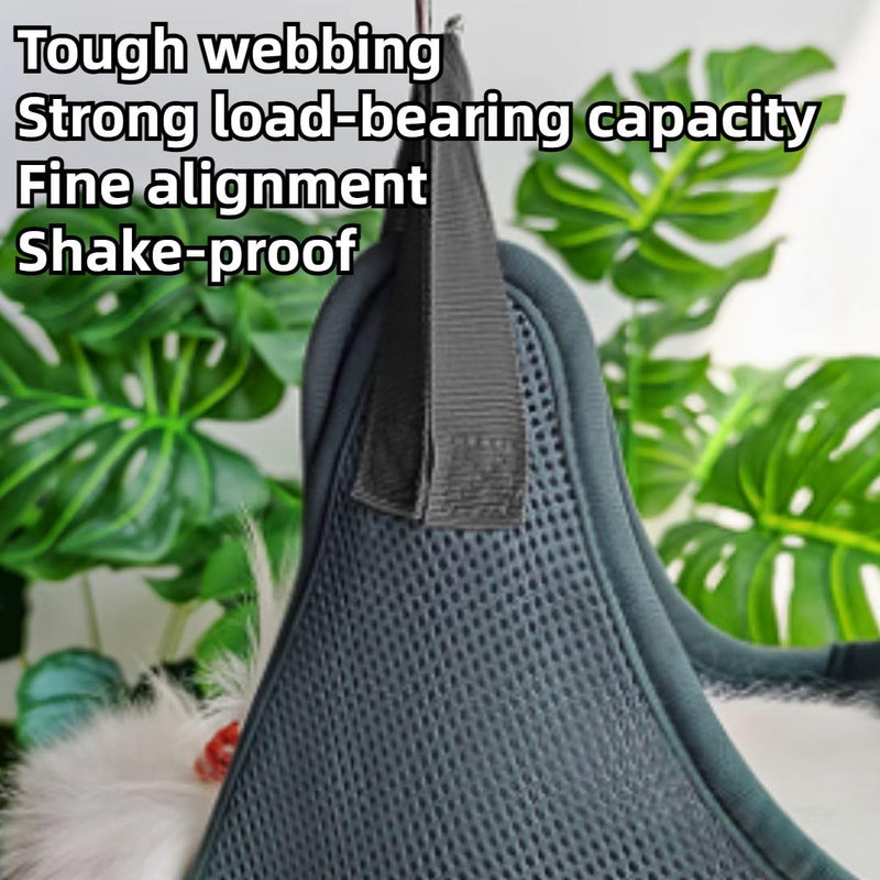 Rabbit Grooming Hammock with Safety Belt for Nail Clipping, Grooming, Bunny Bathing Bag for Nail Trimming, Cat Claw Care Bag, Small Animal Grooming Harness (Grey,X-Small) Grey X-Small - PawsPlanet Australia