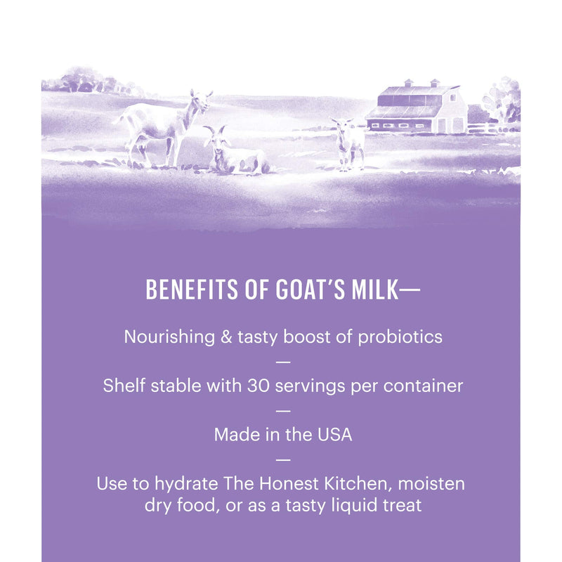 The Honest Kitchen Instant Goat's Milk with Probiotics for Dogs and Cats 5.2 oz 5.2 Ounce (Pack of 1) Pet Food - PawsPlanet Australia