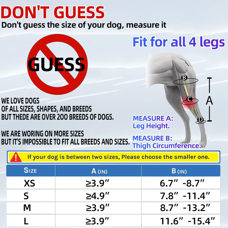 Dog Knee Brace for Support with Cruciate Ligament Injury, Joint Pain and Muscle Sore Size: XXXXL - PawsPlanet Australia