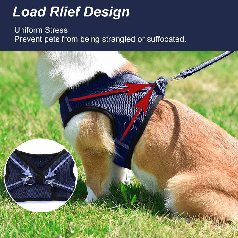 Dexil Limited Nervous Yellow Color Coded Alert Non Pull L XL Dog Harness (Give Me Space) Prevents Accidents by Warning Others of Your Dog in Advance - PawsPlanet Australia