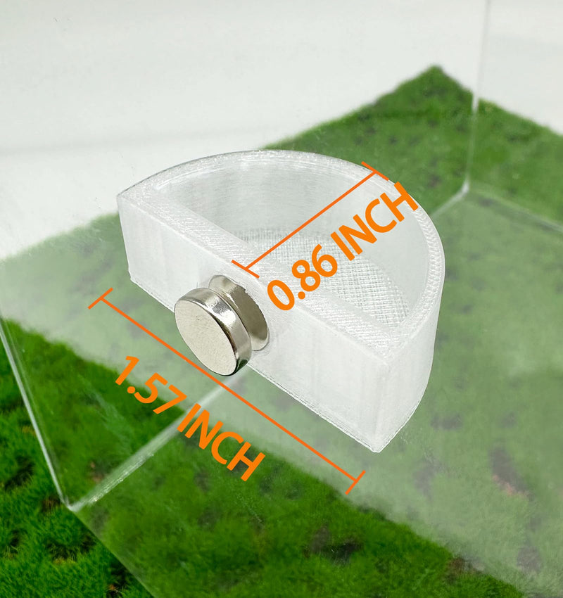 3 PCS Jumping Spider Feeding Dish, Tiny Food Dishes Water Dish for Jumping Spider, Tarantula and Other Small Pets, Half Round - PawsPlanet Australia