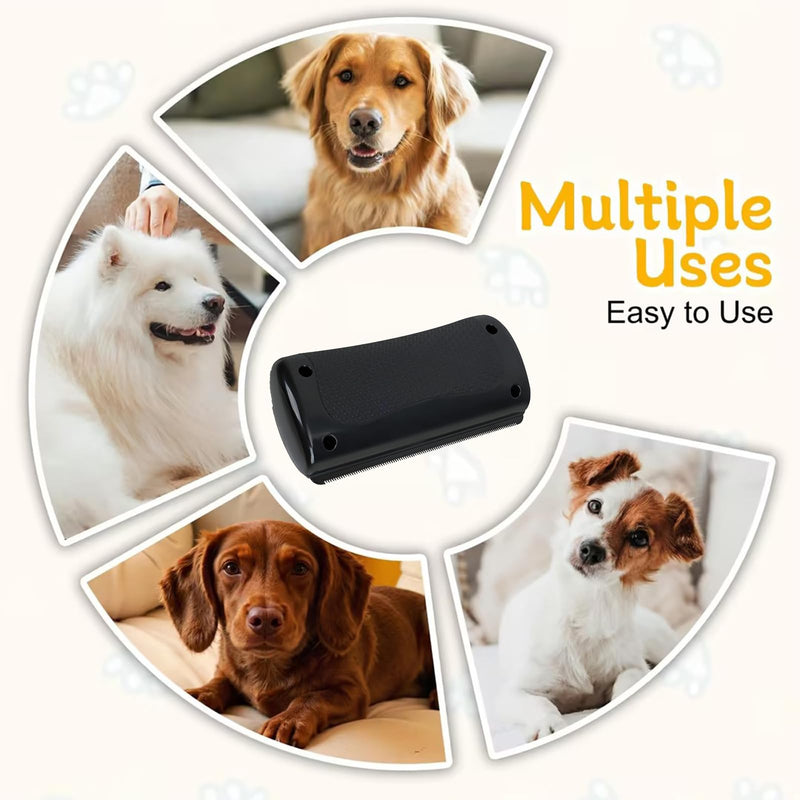 Deshedding Brush - Dog Brush for Shedding & Pet Hair Removal Tool, Double Sided Grooming Brush - Dog & Cat Grooming Supplies for Long Short Hair - PawsPlanet Australia