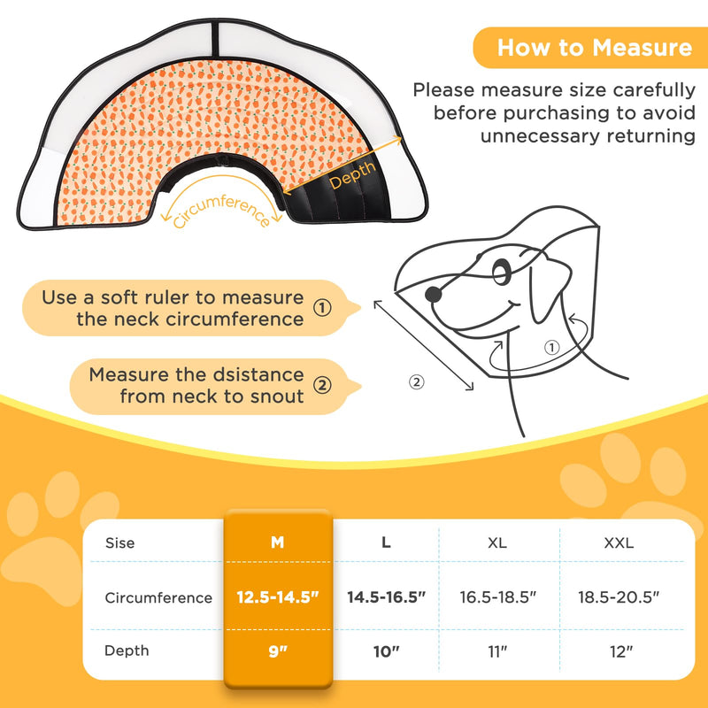 Dog Cone Collar for Dogs After Surgery, Adjustable Soft Pet Cone Collar for Medium Dogs,Dog Recovery Collars,Elizabethan Collar to Prevent Pets from Touching Stitches,Wounds and Rashes,Soft E-Collar - PawsPlanet Australia