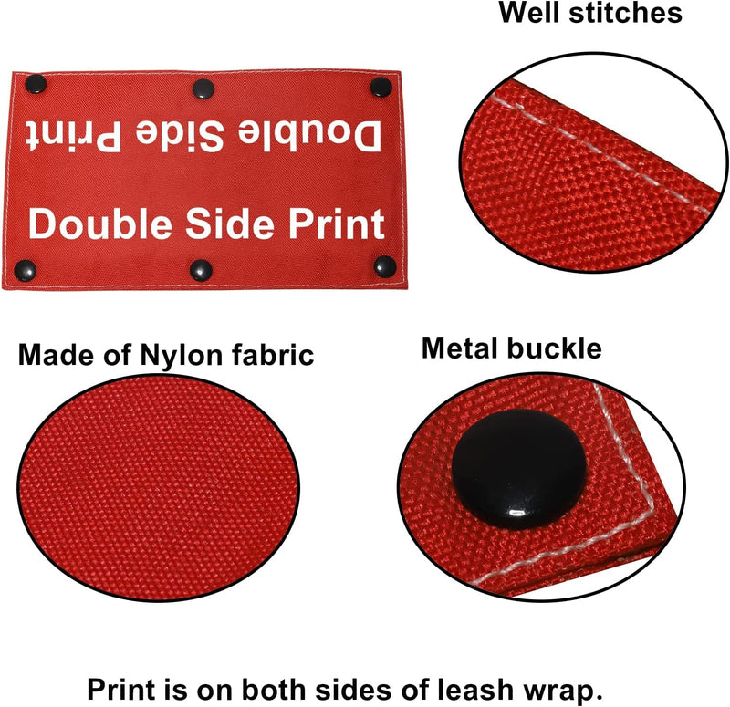 Funny Dog Leash Sleeve in Training Please Don't Approach Dog Leash Wrap Wrap Alert Hanging ID Patch Tag Don't Approach-Sleeve - PawsPlanet Australia