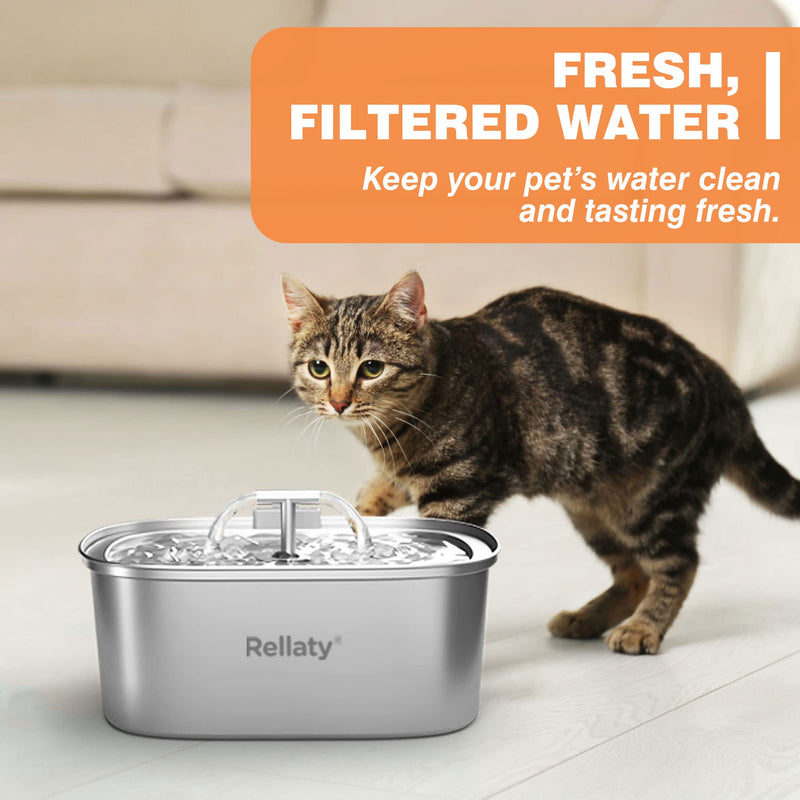 Official Cat Water Fountain Filters Replacement & Pre-Filter Sponges for 3.2L/108oz Automatic Pet Fountain Dog Water Fountain (12 Carbon Filter and 12 sponges) 12 Filters & Sponge - PawsPlanet Australia