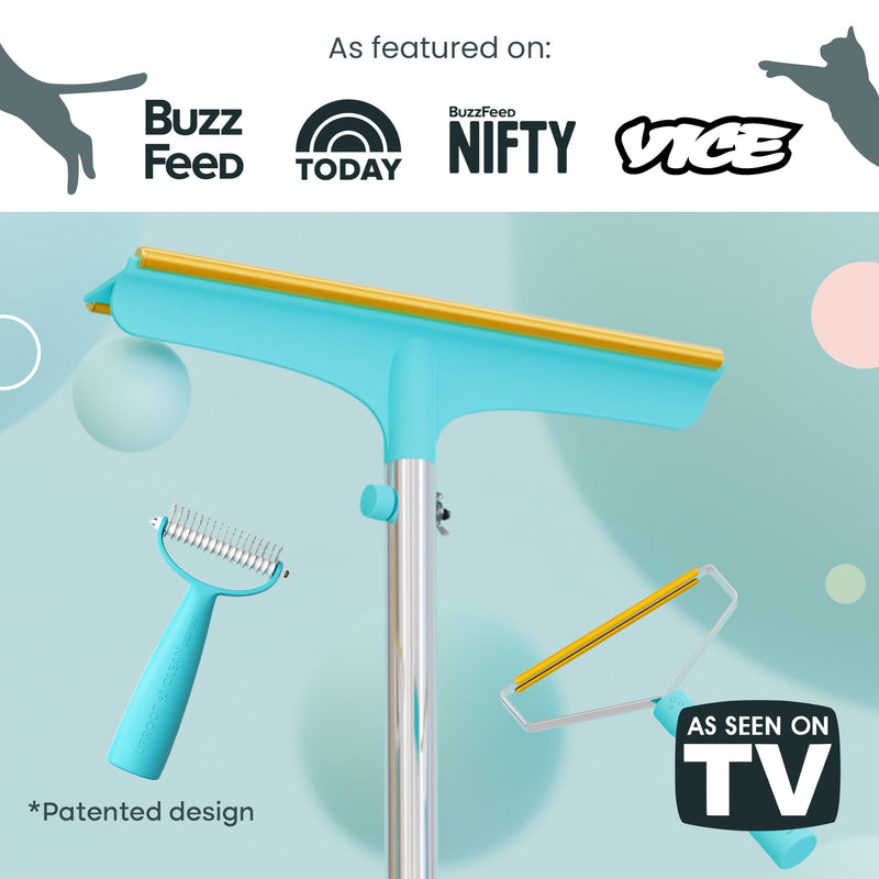 Uproot Clean Deshedder Xtra, Pro, & Deshedder Bundle - Pet Hair Removal Tool & Dog Brush for Shedding Bundle - Easy Cat & Dog Hair Remover & Carpet Rake Set with Special Dog Grooming Brush! - PawsPlanet Australia