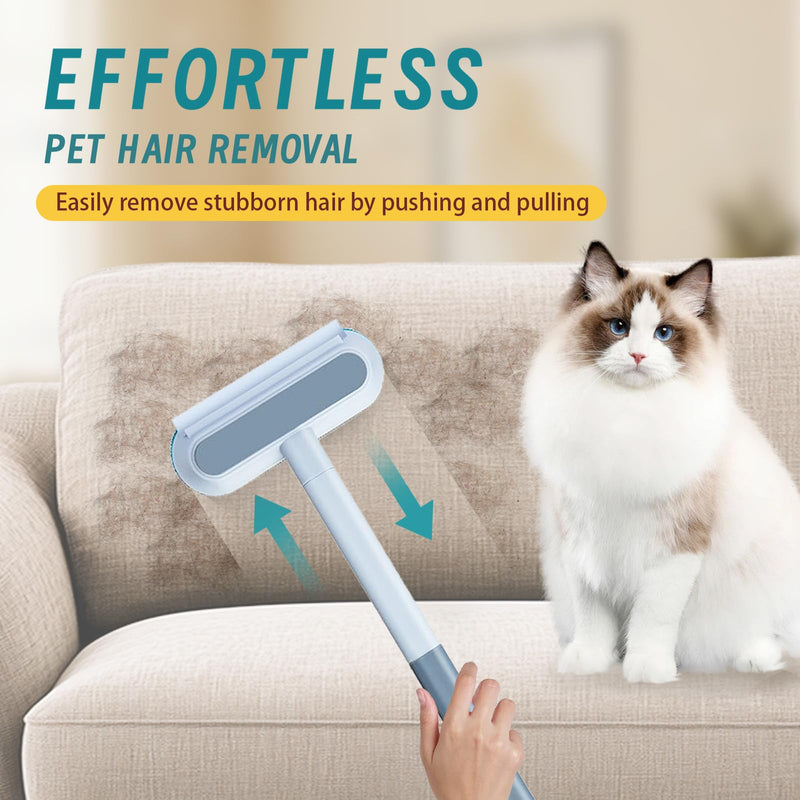Pet Hair Removal Brush for Couch, Durable, Reusable, Washable Lint Cleaner for Dog and Cat Hair, Gentle on Furniture, Effective on Carpets, Clothing, Bedding - PawsPlanet Australia