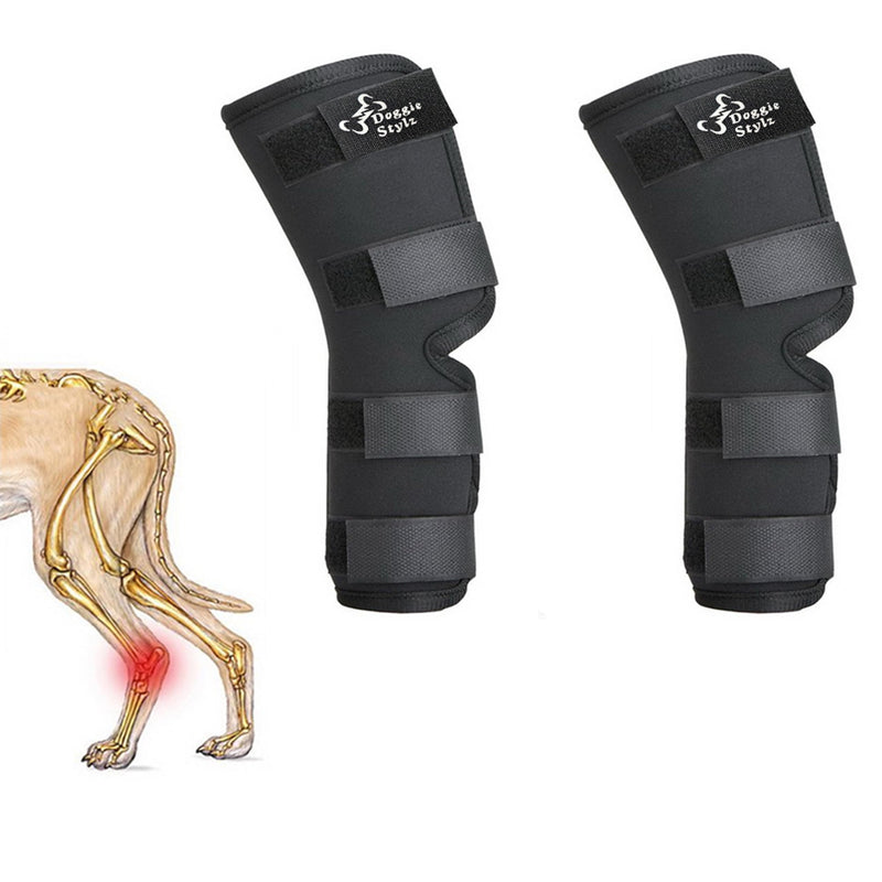 Doggie Stylz Dog Leg Braces for Back Leg Adjustable Dog Hock Brace for ACL Tear Recovery Arthritis Mobility Support Premium Leg Brace for Dogs Back Leg Dog Knee Braces for Back Leg Comfort Stability Medium - PawsPlanet Australia