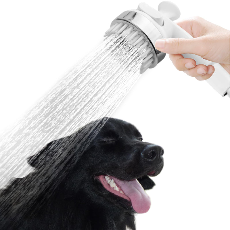 YOO.MEE Pet Shower Attachment for Bath Tub, Grooming Teeth Shower for Gog Washing and Pet Showering, Hair Rinse, Tub and floor Cleaning, W/Brass Diverter, W/ 59'' Hose - PawsPlanet Australia