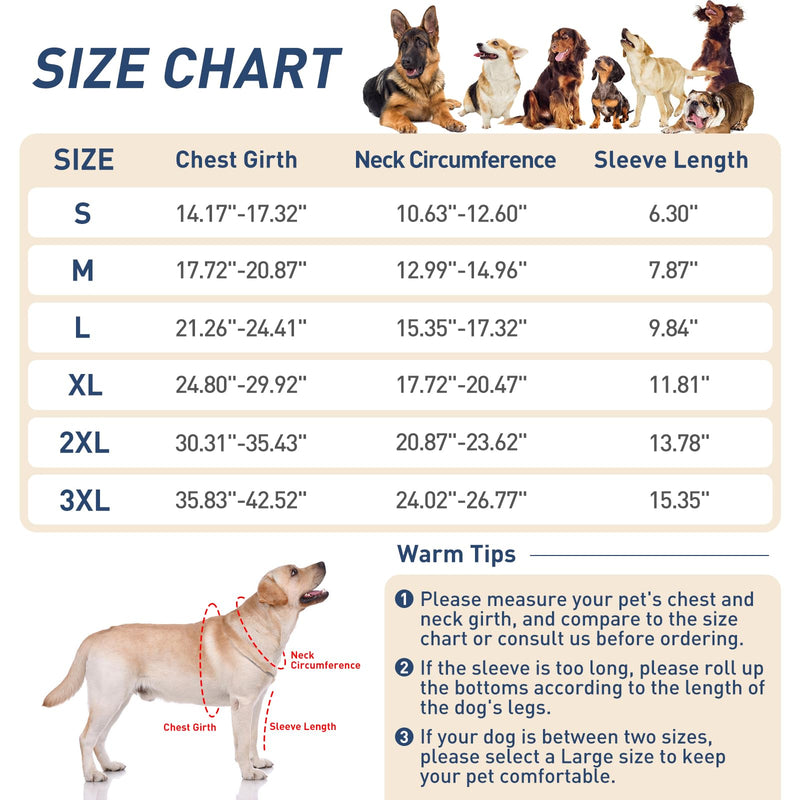 IDOMIK Dog Recovery Sleeve for Front Legs, Breathable Dog Recovery Suit Front Legs, Adjustable Dog Leg Sleeves to Stop Licking, Dog Elbow Braces Protector Dog Cone Collar Alternatives,Black,L L(Chest Girth:21.26"-24.41") Black - PawsPlanet Australia