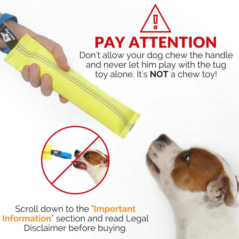 Dog Bite Tug Toy 10 inches - Durable, Interactive Toys for Medium to Large Dogs - Perfect for Tug of War, Fetch & Puppy Training - Safe Fire Hose Dog Tug with Strong Handle - Tough Floating Pull Toy - PawsPlanet Australia