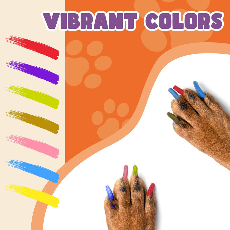 Avont Dog Nail Polish Pen, 7 Colors Dog Nail Polish Pens Quick Dry, Pet Care Pet Nail Polish for Dogs, Dog Safe Nail Polish for Doggie Doggy Puppy Piggy Cats Small Dogs -7 Colors - PawsPlanet Australia