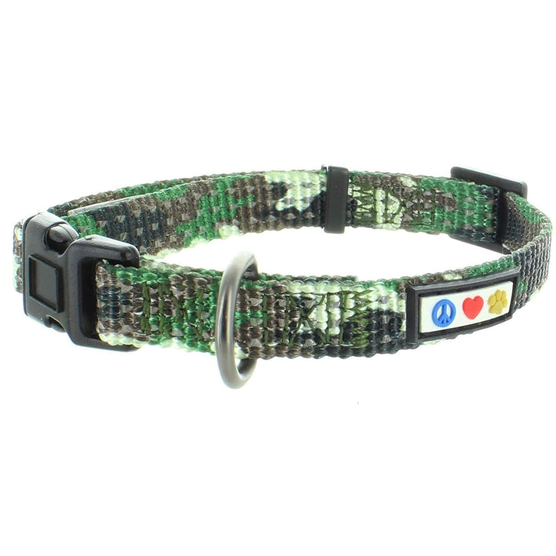 Pawtitas Value Bundle Set | Medium Reflective Dog Harness + Medium Reflective Dog Collar + Medium Reflective Dog Leash – Green Camo Set - PawsPlanet Australia
