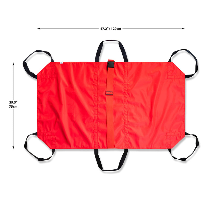 Transport Stretcher for Dogs - Animal Emergency Transport Carrier with Buckled Adjustable Safety Strap - Complete with Collapsible Dog Bowl - PawsPlanet Australia
