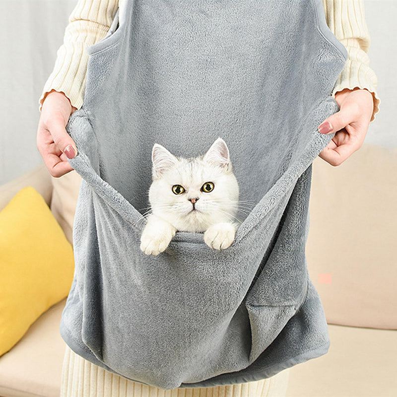 Adjustable Cat Apron Carrier, Pet Carrier Sleeping Bag, Cat Carrier Pouch Pet Sling Carrier for Small Sized Animals - PawsPlanet Australia